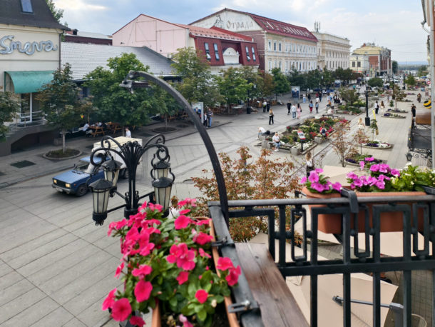 Вид с балкона ресторана Кипятокъ.
